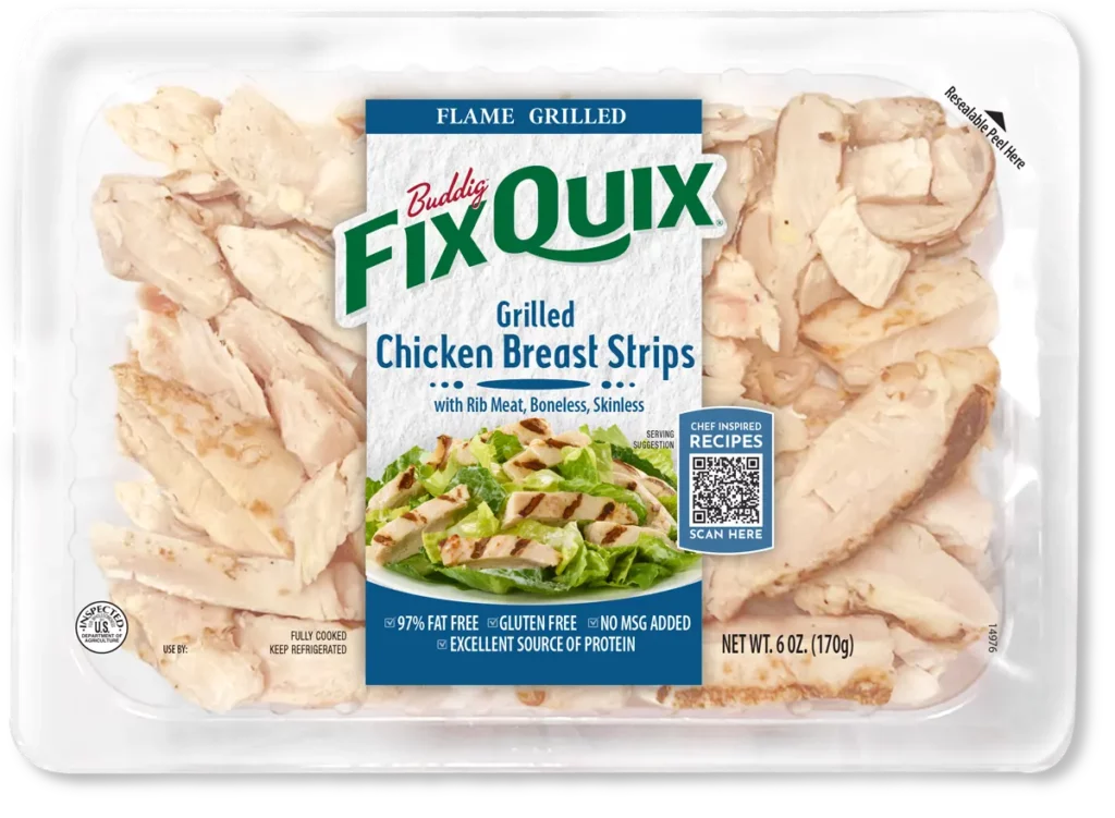 Grilled Chicken Breast Strips FixQuix